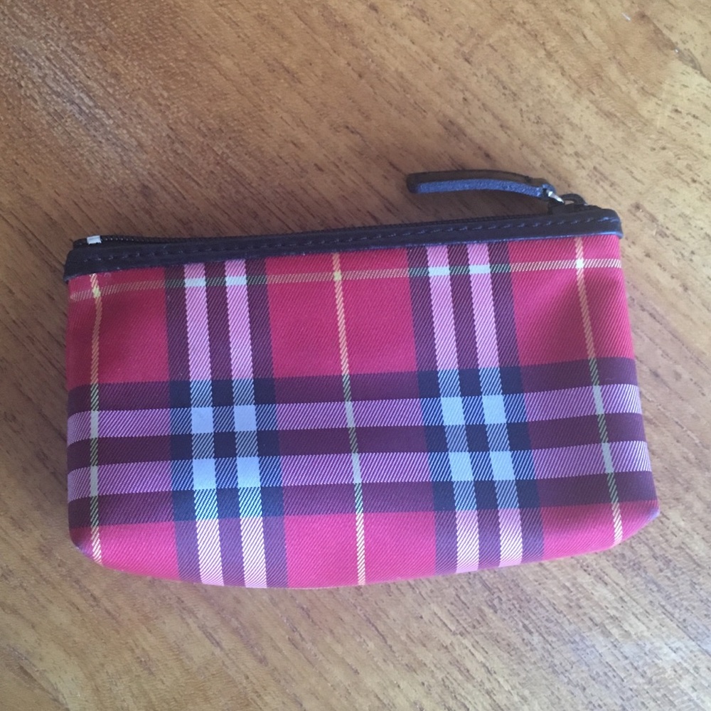 Burberry zippered pouch